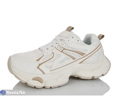 Кросівки жіночі на весну/осінь (8 пар р.36-41) бежевий  "Fudian"