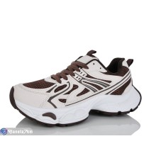 Кросівки жіночі на весну/осінь (8 пар р.36-41) коричневий  "Fudian"