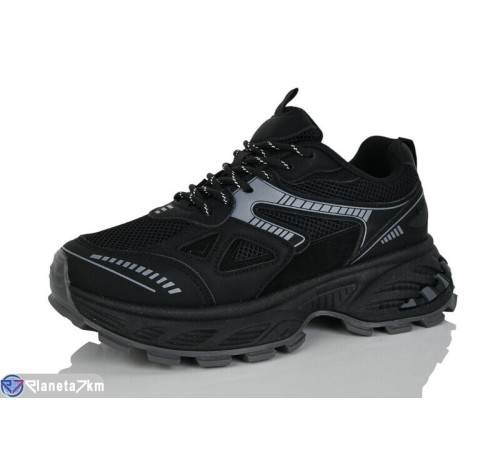 Кросівки жіночі на весну/осінь (8 пар р.36-41) чорний  "Fudian"