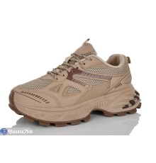 Кросівки жіночі на весну/осінь (8 пар р.36-41) коричневий  "Fudian"