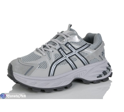 Кросівки жіночі на весну/осінь (8 пар р.36-41) сірий  "Fudian"