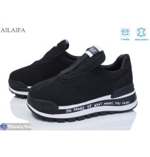 Кросівки жіночі на весну/осінь (8 пар р.36-41) чорний  "Latifa"