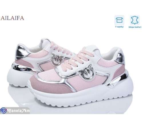 Кросівки жіночі на весну/осінь (8 пар р.36-41) рожевий  "Latifa"