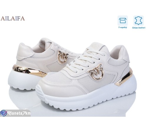 Кросівки жіночі на весну/осінь (8 пар р.36-41) бежевий  "Latifa"