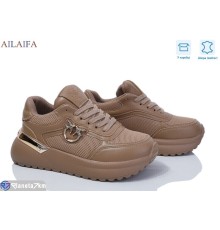 Кросівки жіночі на весну/осінь (8 пар р.36-41) коричневий  "Latifa"