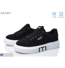 Кросівки жіночі на весну/осінь (8 пар р.36-41) чорний  "Latifa"