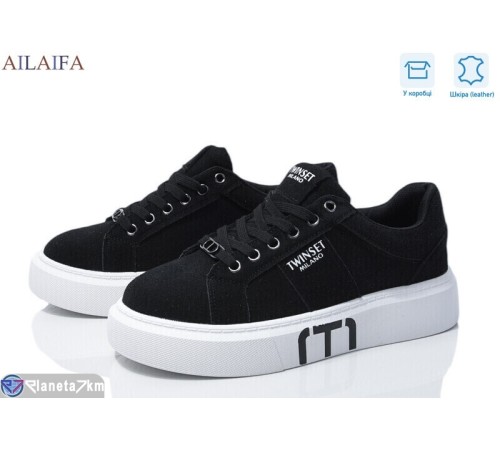 Кросівки жіночі на весну/осінь (8 пар р.36-41) чорний  "Latifa"