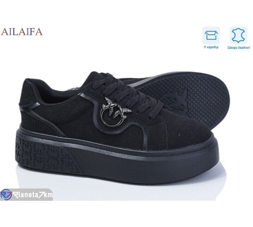 Кросівки жіночі на весну/осінь (8 пар р.36-41) чорний  "Latifa"