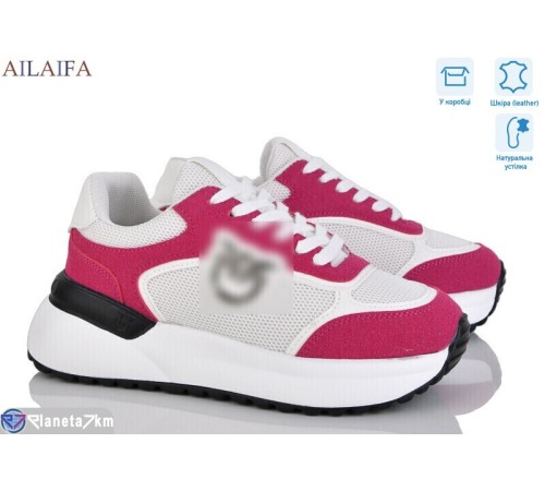 Кросівки жіночі на весну/осінь (8 пар р.36-41) рожевий  "Latifa"