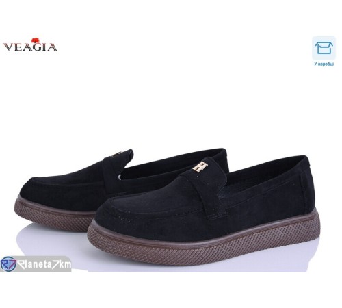 Туфлі жіночі на весну/осінь (8 пар р.36-41) чорний  "Veagia-ADA"