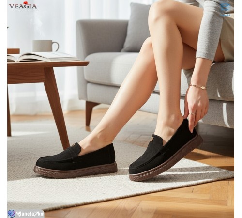 Туфлі жіночі на весну/осінь (8 пар р.36-41) чорний  "Veagia-ADA"