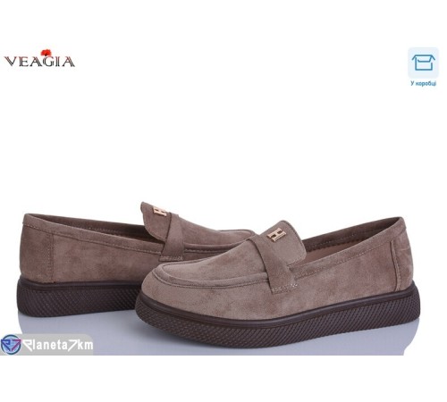 Туфлі жіночі на весну/осінь (8 пар р.36-41) коричневий  "Veagia-ADA"