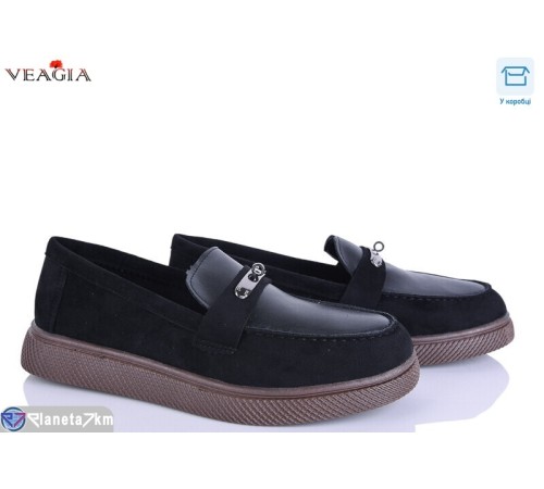 Туфлі жіночі на весну/осінь (8 пар р.36-41) чорний  "Veagia-ADA"