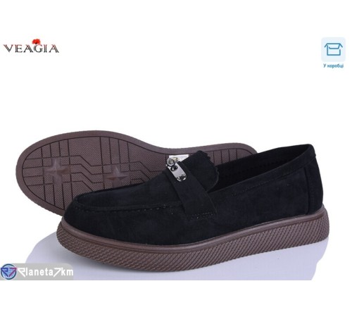 Туфлі жіночі на весну/осінь (8 пар р.36-41) чорний  "Veagia-ADA"