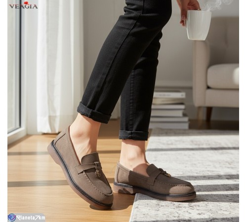 Туфлі жіночі на весну/осінь (8 пар р.36-41) коричневий  "Veagia-ADA"
