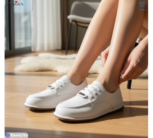 Туфлі жіночі на весну/осінь (8 пар р.36-41) білий  "Veagia-ADA"