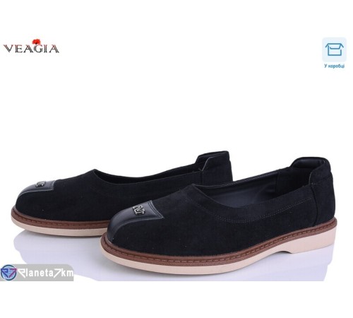 Туфлі жіночі на весну/осінь (8 пар р.36-41) чорний  "Veagia-ADA"