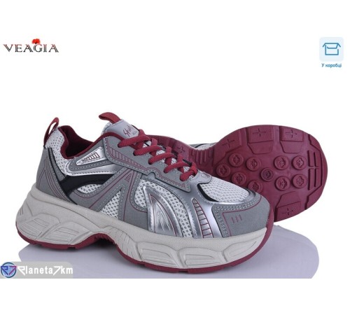 Кросівки жіночі на весну/осінь (8 пар р.36-41) сірий  "Veagia-ADA"