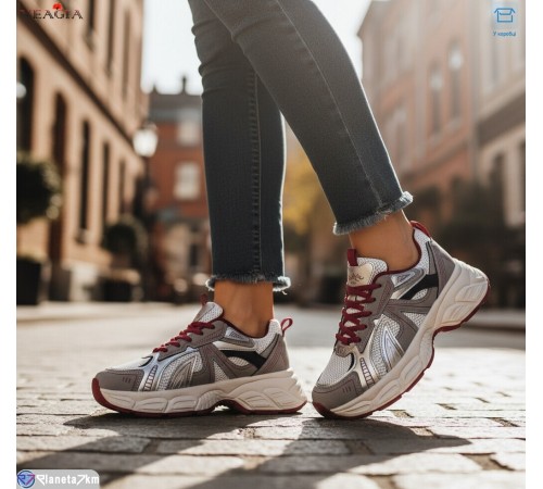 Кросівки жіночі на весну/осінь (8 пар р.36-41) сірий  "Veagia-ADA"