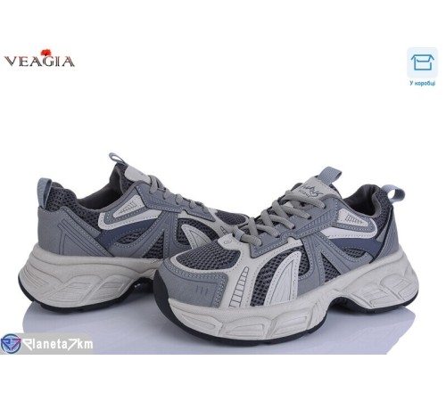 Кросівки жіночі на весну/осінь (8 пар р.36-41) сірий  "Veagia-ADA"