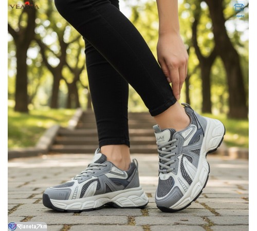Кросівки жіночі на весну/осінь (8 пар р.36-41) сірий  "Veagia-ADA"