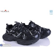 Кросівки жіночі на весну/осінь (8 пар р.36-41) чорний  "Veagia-ADA"