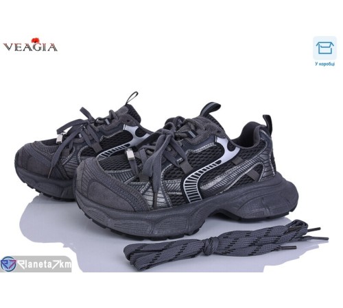 Кросівки жіночі на весну/осінь (8 пар р.36-41) сірий  "Veagia-ADA"