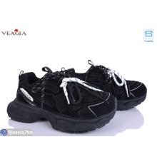 Кросівки жіночі на весну/осінь (8 пар р.36-41) чорний  "Veagia-ADA"