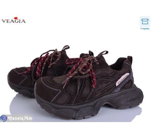 Кросівки жіночі на весну/осінь (8 пар р.36-41) коричневий  "Veagia-ADA"