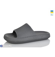 Шлепки жіночі на літо (6 пар р.36-41) сірий  "LOTTOS"