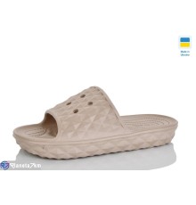 Шлепки жіночі на літо (8 пар р.36-41) коричневий  "LOTTOS"
