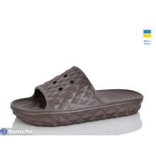 Шлепки жіночі на літо (8 пар р.36-41) коричневий  "LOTTOS"