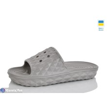 Шлепки жіночі на літо (8 пар р.36-41) сірий  "LOTTOS"