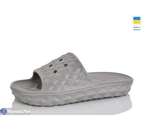 Шлепки жіночі на літо (8 пар р.36-41) сірий  "LOTTOS"