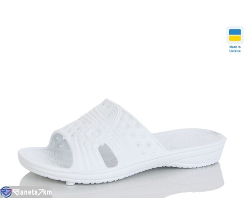 Шлепки жіночі на літо (8 пар р.36-41) білий  "LOTTOS"