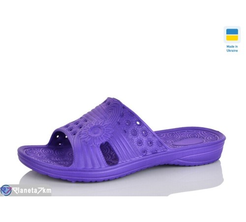 Шлепки жіночі на літо (8 пар р.36-41) фіолетовий  "LOTTOS"