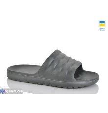 Шлепки чоловічі на літо (8 пар р.40-46) сірий  "LOTTOS"