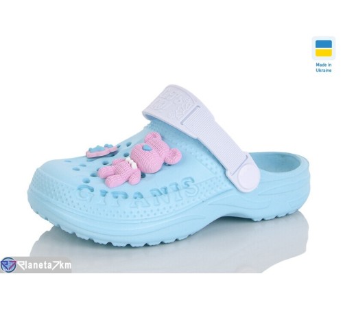 Кроки дитячі на літо (8 пар р.30-35) блакитний  "LOTTOS"