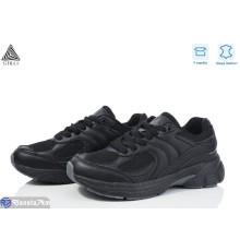 Кросівки жіночі на весну/осінь (8 пар р.36-40) чорний  "STILLI Group"