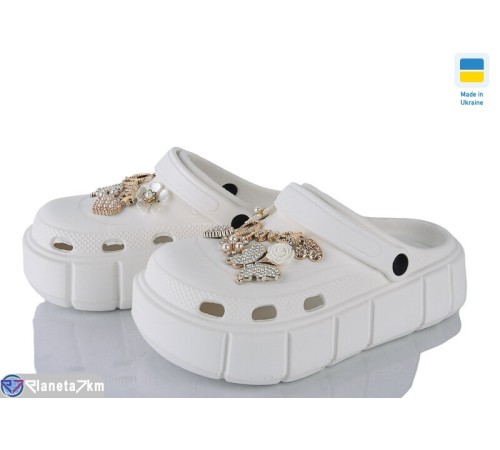 Кроки жіночі на літо (6 пар р.36-40) білий  "LEO"