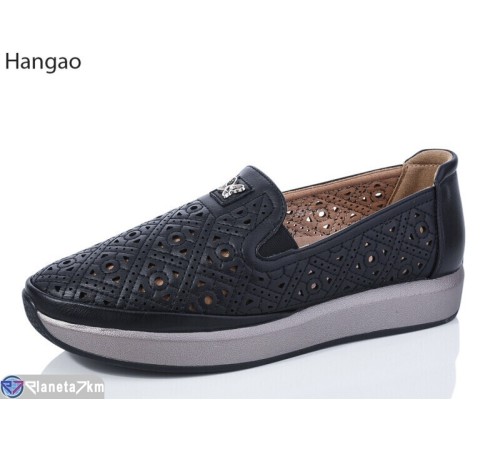 Туфлі жіночі на літо (8 пар р.37-41) чорний  "LEFRAT"