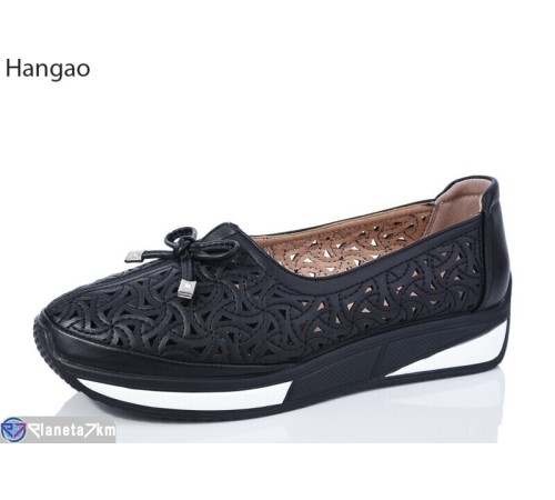 Туфлі жіночі на літо (8 пар р.37-41) чорний  "LEFRAT"