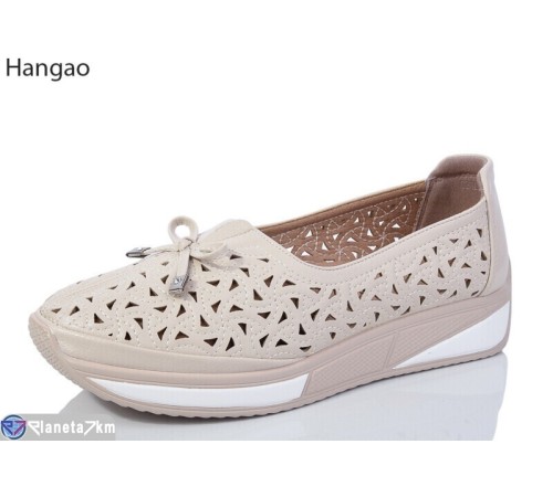 Туфлі жіночі на літо (8 пар р.37-41) бежевий  "LEFRAT"