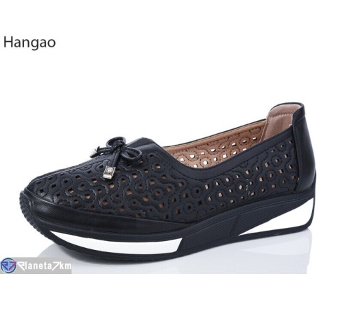 Туфлі жіночі на літо (8 пар р.37-41) чорний  "LEFRAT"