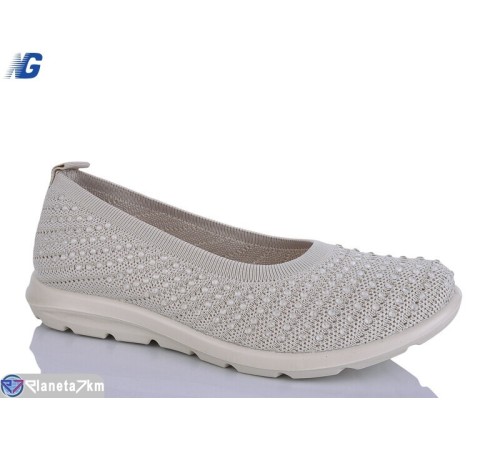 Балетки жіночі на літо (8 пар р.36-41) бежевий  "Navigator"