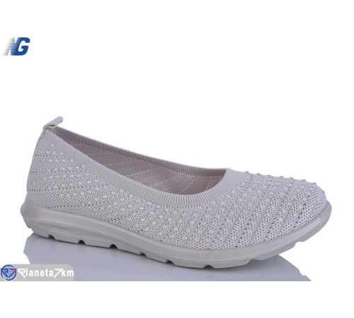 Балетки жіночі на літо (8 пар р.36-41) бежевий  "Navigator"