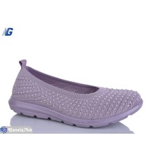 Балетки жіночі на літо (8 пар р.36-41) фіолетовий  "Navigator"