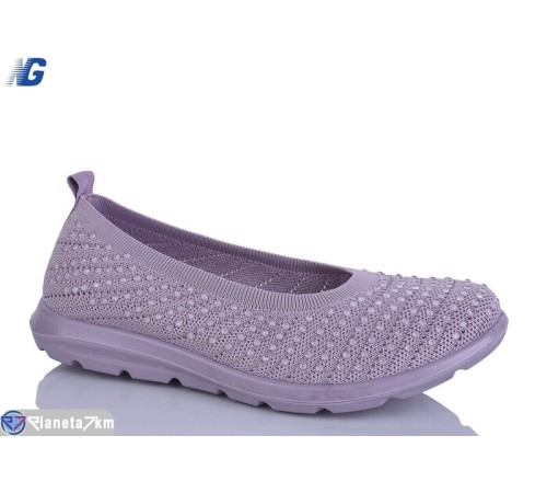 Балетки жіночі на літо (8 пар р.36-41) фіолетовий  "Navigator"