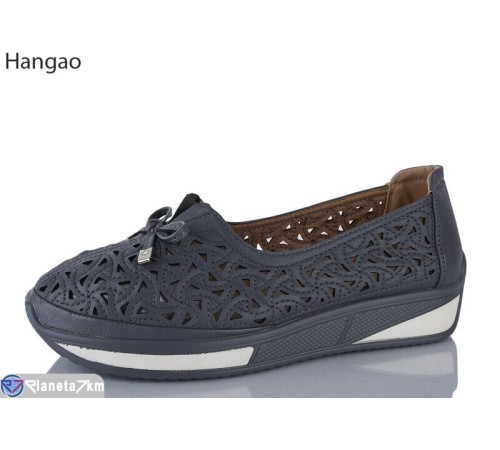 Туфлі жіночі на літо (8 пар р.37-41) сірий  "LEFRAT"