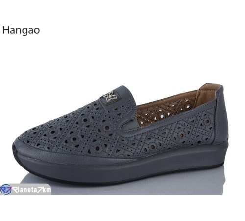 Туфлі жіночі на літо (8 пар р.37-41) сірий  "LEFRAT"